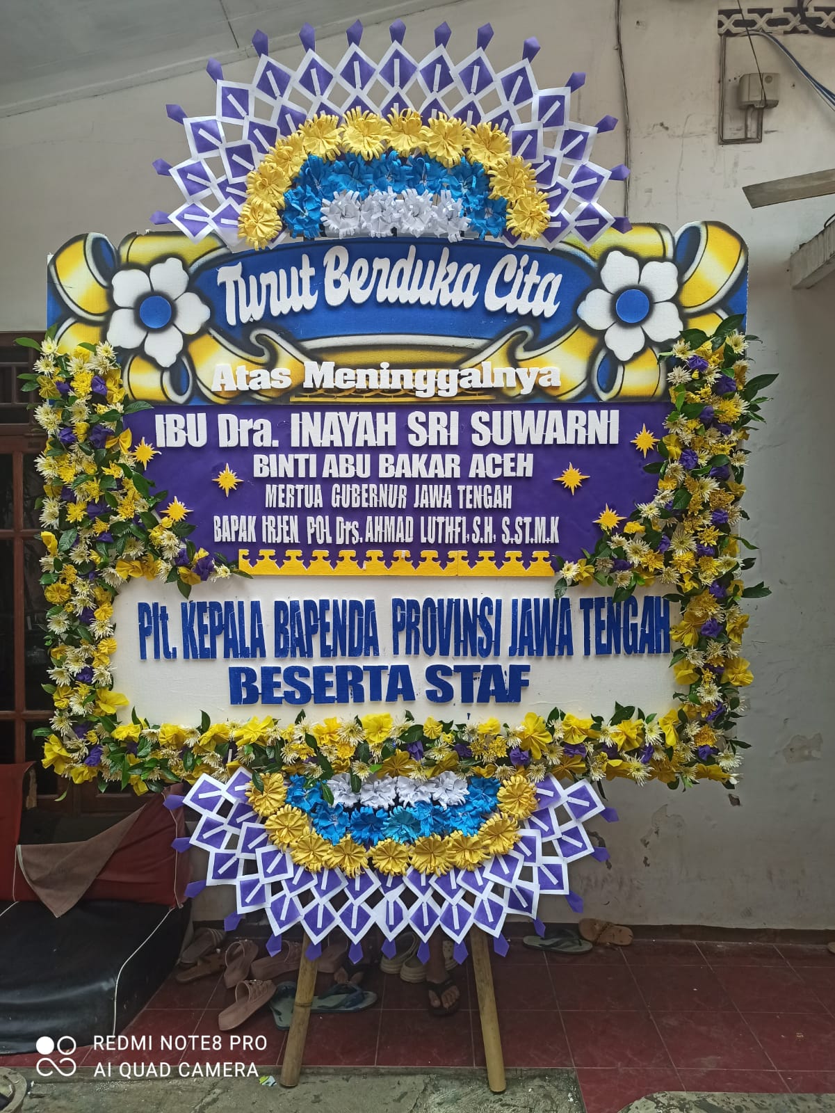 Bunga Papan Duka Cita